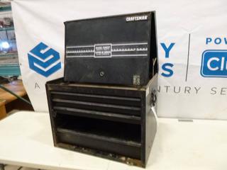 Craftsman Tool Box with 4 Drawers, 18 In. x 26 In. x 20 1/2 In. *Note: Missing a Drawer*