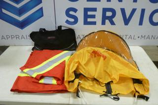 Safety Vest w/ Pelican Hood, Procore Tool Bag w/ Contents (G2)