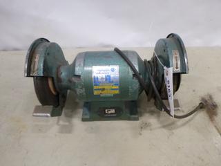 Westward Bench Grinder, Model HG8 B-1, 110V, RPM 3450, 10A, 3/4 HP (T-3-1)