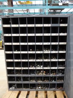 72 Compartment Bolt Bin w/ Contents (Z)