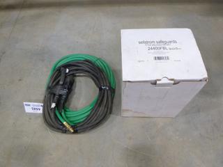 Weld Craft Flex Head Tig Torch w/ Qty of Argan Hose and Unused Titan Welding Helmet (N41)