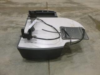 Truck Work Station Organizer w/ Work Table,/Storage Area, Cigarette Plug In, Power Bar (Y21)