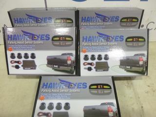 (5) Unused Hawkeyes PS-02B Parking Assist Sensor Systems (D1)