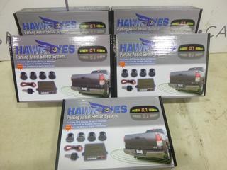 (5) Unused Hawkeyes PS-02B Parking Assist Sensor Systems (D1)