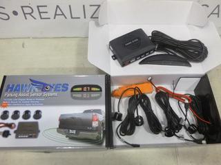 (2) Unused Hawkeyes PS-02B Parking Assist Sensor Systems (D1)