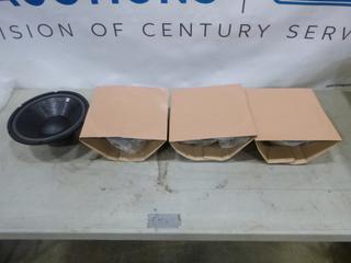 (4) Power Pro Audio Sub Woofer, Model A1220, 12 In. 8 Ohm 500W, 30 Oz. Magnet (R-1-3)