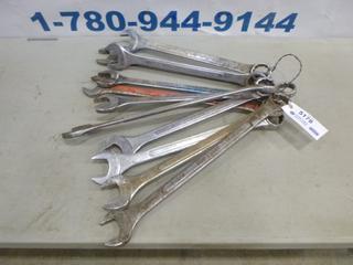 Qty of Assorted Heavy Duty Wrenches  (T12)