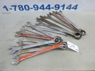 Qty of Assorted Heavy Duty Wrenches (T12)