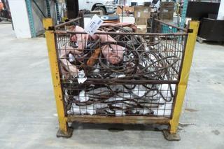 Qty of Assorted Braided Cable C/w Crate