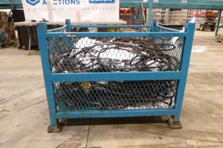 Qty of Assorted Braided Cable C/w Crate