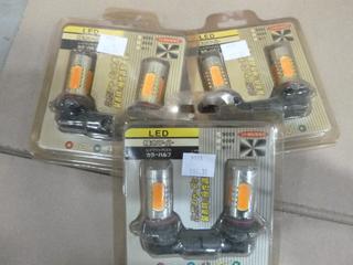 (6) LED Automotive Head Lights "9005" Style (E-1)