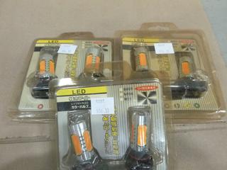 (6) LED Automotive Head Lights "5202" Style (E-1)