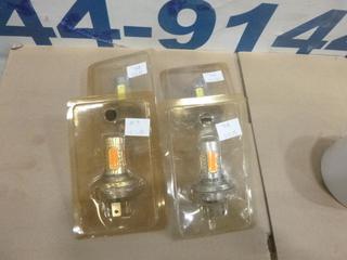(4) LED Automotive Head Lights "H4" Style (E-1)