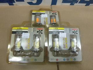 (6) LED Automotive Head Lights "H7" Style (E-1)