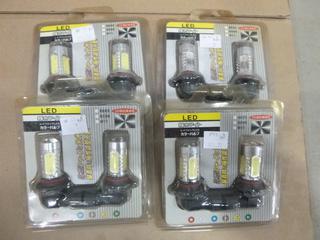 (8) LED Automotive Head Lights "H10" Style (E-1)
