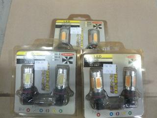 (6) LED Automotive Head Lights "PSX26" Style (E-1)