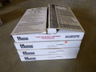 (4) Boxes Morse Achiever Industrial Bandsaw Blades, 13 Ft. 6 In. x 0.35 x 1 In. (A2) 