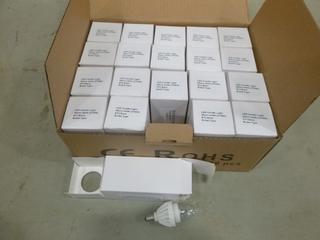 (20) Unused LED Candle Lights, Warm White, 2700K, E12 Base, 3W Bullet Type (E1)