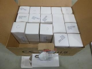 Qty of Unused LED Candle Lights, Warm White, 2700K, E12 Base, 3W Chili Type (E1)