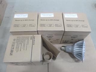 (4) Unused LED Bulbs, Dimmable Cool White (6000K), 17W, E26 Base (D2)