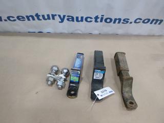 (3) Hitch Receivers, (2) 2 5/16 In. Ball Hitches