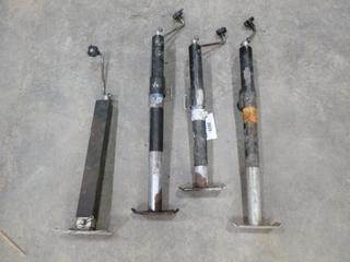 (4) Assorted Makes and Capacity Trailer Jacks (T-1-3)