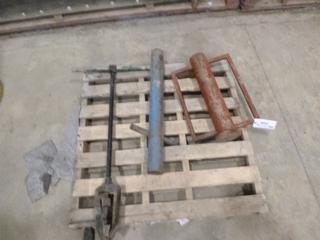 (2) Post Hole Pounders, (1) Post Hole Digger (Y-2-3)