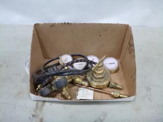 Qty of Assorted Oxy Acetylene Pressure Valves (C-1)