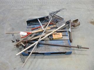 Pallet of Assorted Garden / Yard Tools