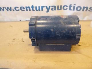 (!) Franklin Electric Motor, Model 1103021429, 3/4 HP. 115/208/230V, 104/15.2A, 3450 RPM (C-1)