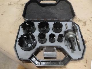 Maximum Carbide Tipped Hole Saw Set, 10 Piece Set w/ Case (C-1)