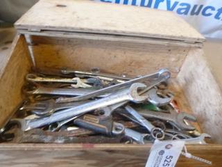 Box of Assorted Sized Wrenches (S-1-2)