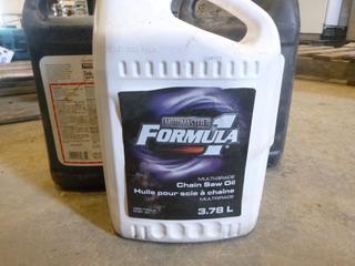 (2) Ridgid 3.78L Nu-Clean Thread Cutting Oil, (1) Motomaster 3.78L Formula 1 Multigrade Chain Saw Oil (C1)