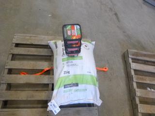(4) Boxes of Fertilizer, (1) 25KG Bag of Grass Seed (D1)