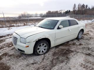 2005 Chrysler 300 c/w A/T, A/C, VIN 2C3JA53G05H626338 *Note: No Key, Runs as per Consignor, Flat Tires, Major Damage and Rust, Requires New Tires* 