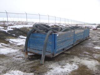 Crate Containing Qty of Discharge Hoses, 27 Ft. x 57 In. x 3 1/2 In. *Note: Crate Included, Crate is on Skid*