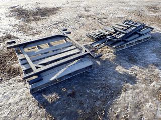 Western Truck Body Side Bars for Flat Bed Pick Up, C/w Pipe Rack