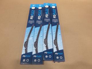 (2) Unused 17 In. FD Flex S84 Wiper Blades Multi Function Wiper, (2) Unused 16 In. FD Flex S84 Wiper Blades Multi Function Wiper (D2)