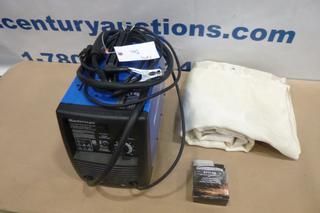 Mastercraft Welder, SN 20040521348, Powerweld E71T-GS Gasless Welding Wire, Welding Blanket (M-3-2)