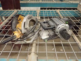 Dewalt DWE57SB 7 1/4 In. Circular Saw c/w Genesis 3 In. Electric Belt Sander (D1)