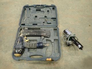 Mastercraft Air Powered Finish Nailer c/w Plastic Welder/Roller (D1)