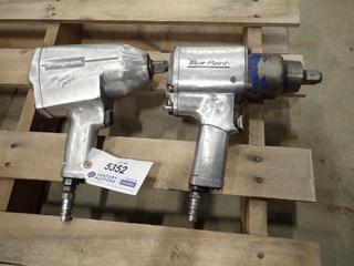 Snap On 1M75 Pneumatic Impact Gun c/w Blue Point AT775 Air Impact Gun (D1)