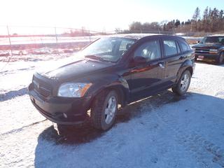 2007 Dodge Caliber SXT c/w A/T, 225/60R17 Tires at 10%, Rears at 60%, VIN 1B3HB48B77D234201 *Note: Engine Light On, Boost to Start, Damage and Rust*