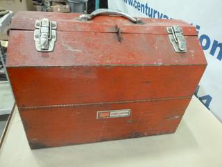 Fold Out Tool Box w/ Contents, Includes Screw Drivers, Screw Driver Bits, Shackles and More (E-2)