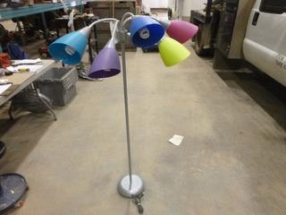 Five Arm Spider Lamp w/ Different Light Settings (F-Against Wall)