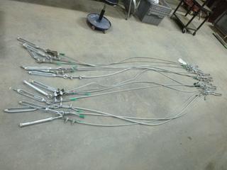 (12) 5/16 In. x 10 Ft. Long Cables w/ 5/8 In. Turn Buckles at Each End (L-1-2)