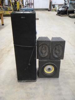 (1) Nuance Subwoofer Module N-100, (3) Subwoofers (S-3-2)