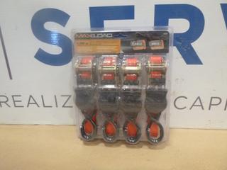 Unused 1 In. Ratchet Straps, 1,200 Lb (F2)