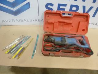 Milwaukee Sawzall c/w Assorted Blades (F2)