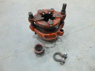 Ridgid Pipe Threaded Attachment, Model 141, Threads 2.5 In., 3 In., 3.5 In. and 4 In. Pipe (J-1-3)